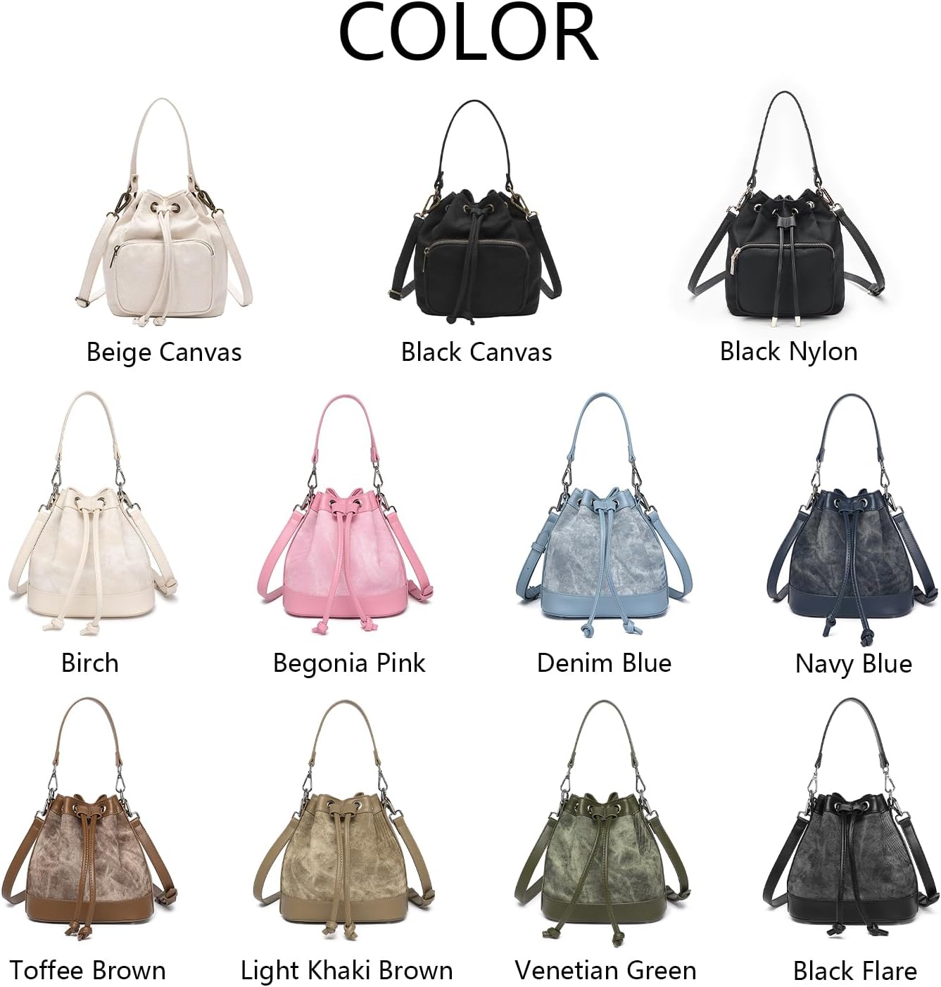 Crossbody Bag for Women - Stylish Bucket Handbag - Lightweight and Convenient - Ideal for Everyday Use - Image 4