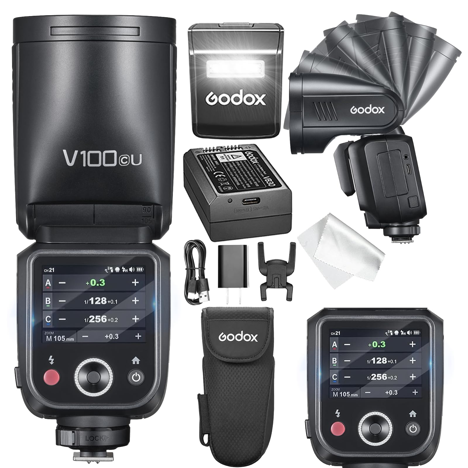 Amazon.com : GODOX V100 C Godox Flash for Canon - 100Ws TTL Flash