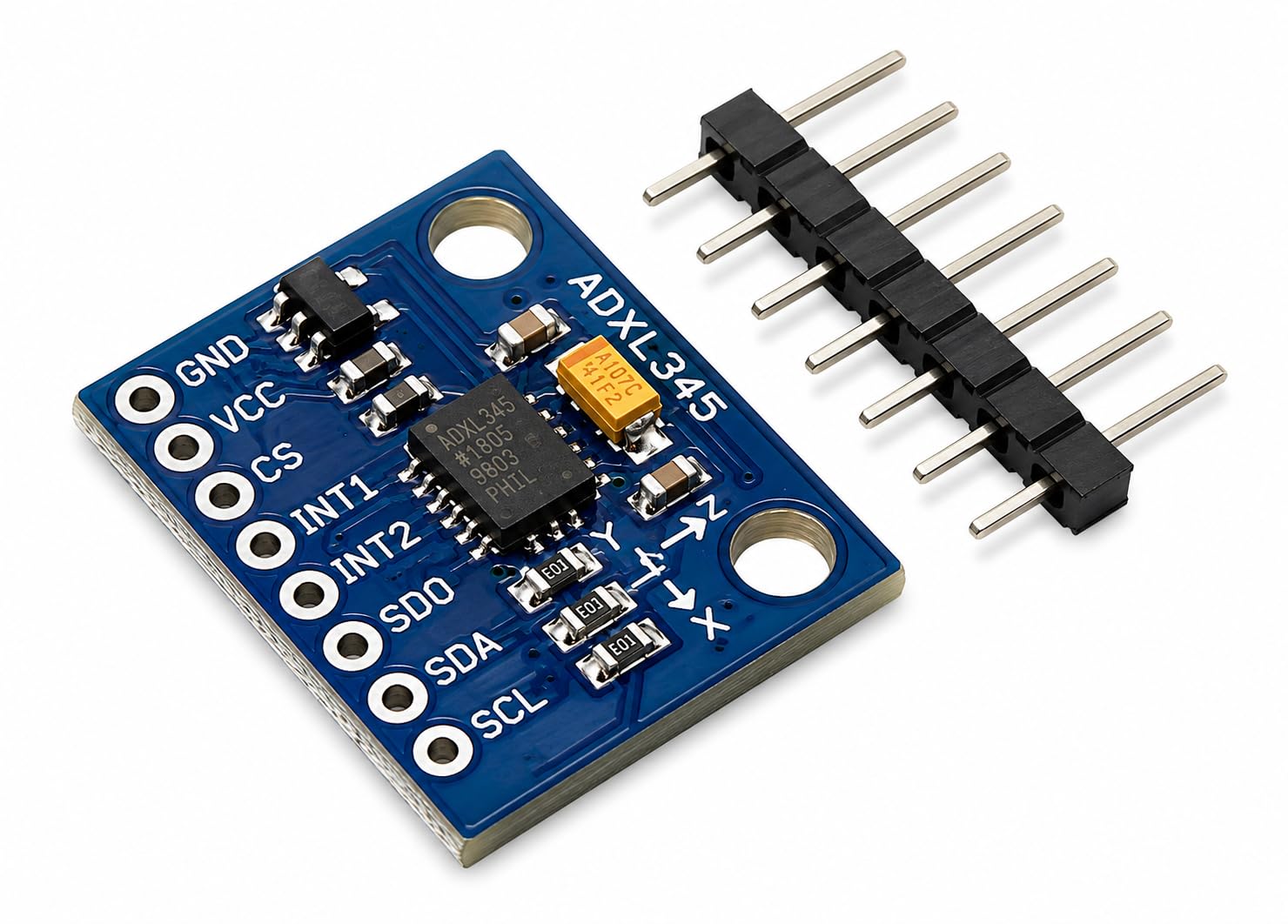GY-291 ADXL345 3 Axis Accelerometer Gyroscope Module Slope Accelerometer Gyroscope Sensor Module 16Bit AD Converter (Pack of1)-image-34