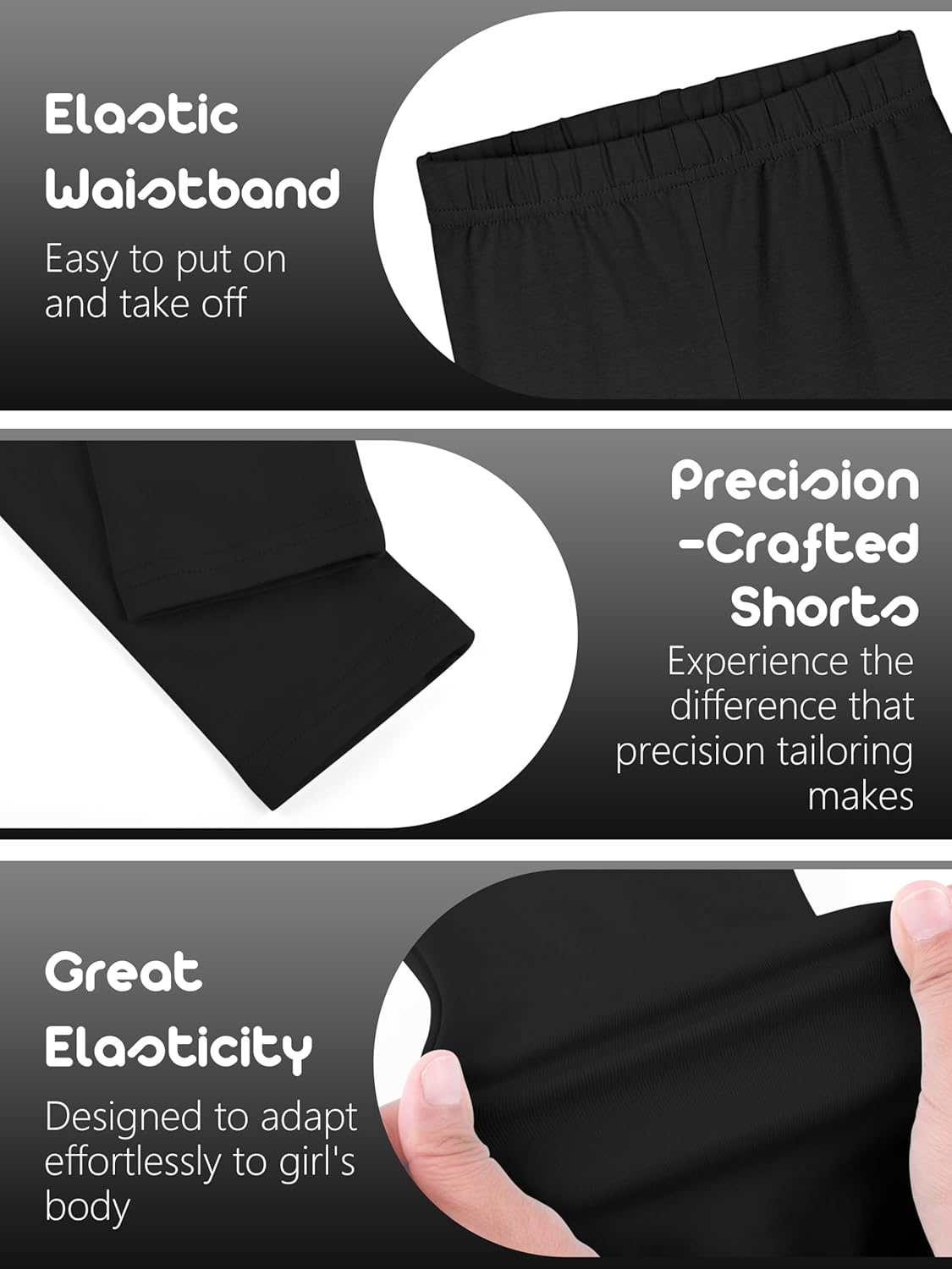 Resinta 5 Packs Toddler and Baby Girls Leggings Pants Full Length Cotton Basic Leggings Stretchy Soft Leggings Tights Pants - Image 5