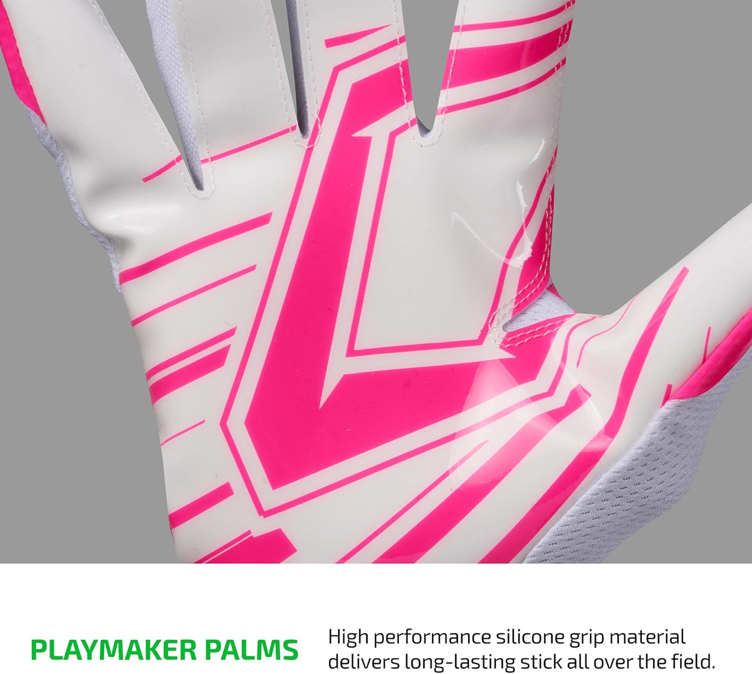 Cutters Football Gloves - Game Day Football Receiver Gloves with High Tack Silicone Grip, Superior Support and Protection