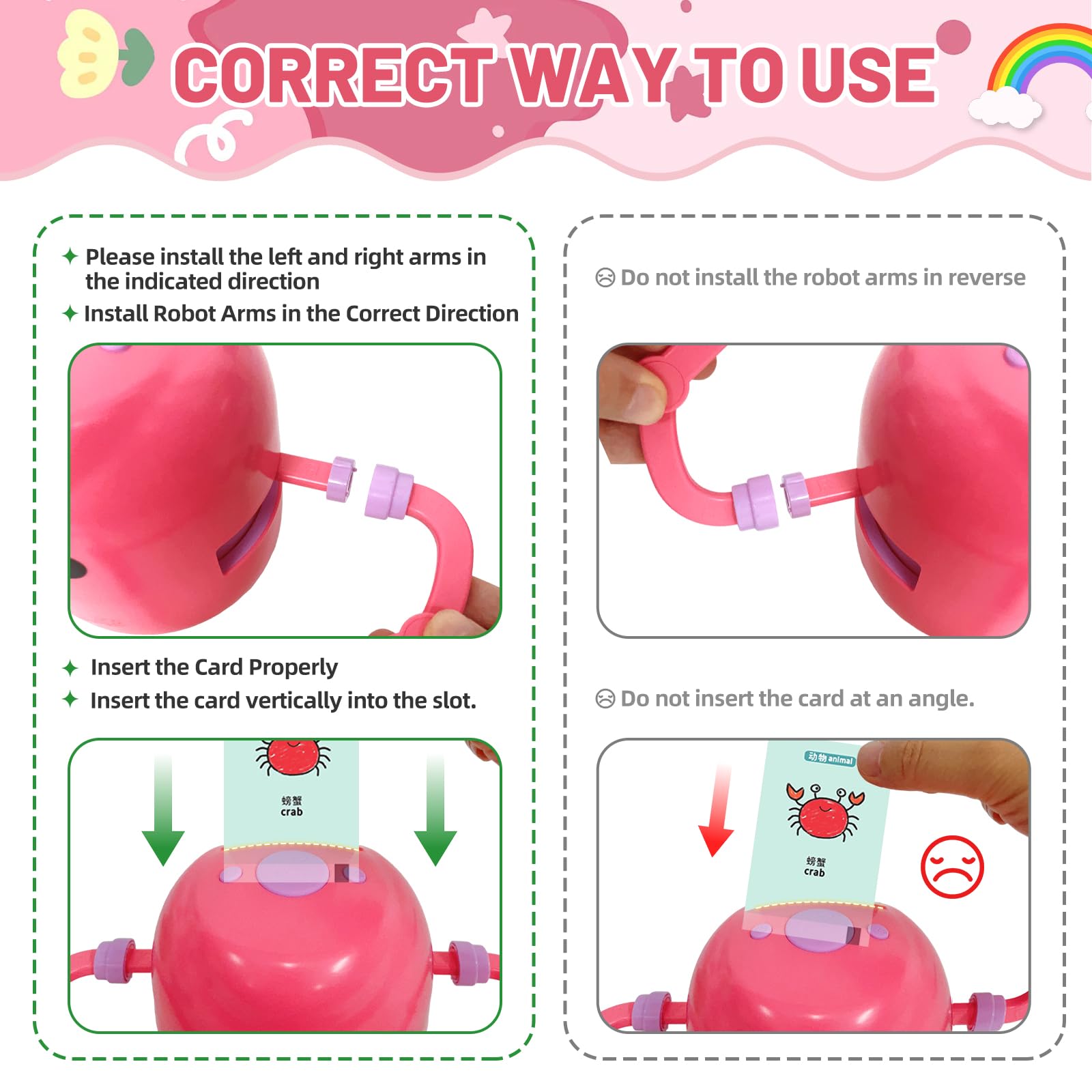 Robot de dibujo para niños con tarjetas educativas y bolígrafos, máquina educativa interactiva con voz, instrucciones de dibujo paso a paso para niños y niñas, aprendizaje temprano y juguetes STEM