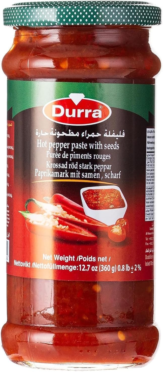 DURRA Crushed Red Hot Pepper, 360 gm