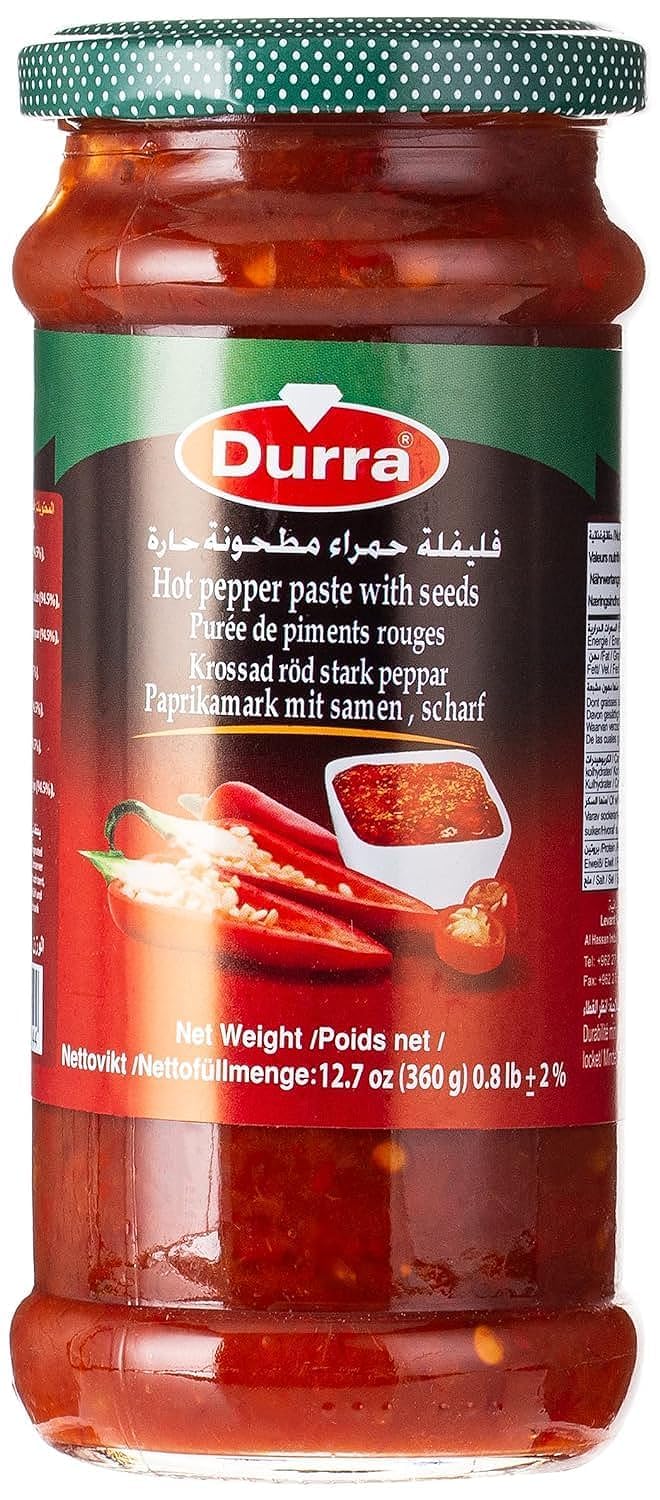 DURRA Crushed Red Hot Pepper, 360 gm