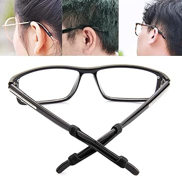 10 Paia Di Cuscinetti Auricolari Per Occhiali - Antiscivolo, In Silicone Morbido - Foto 9