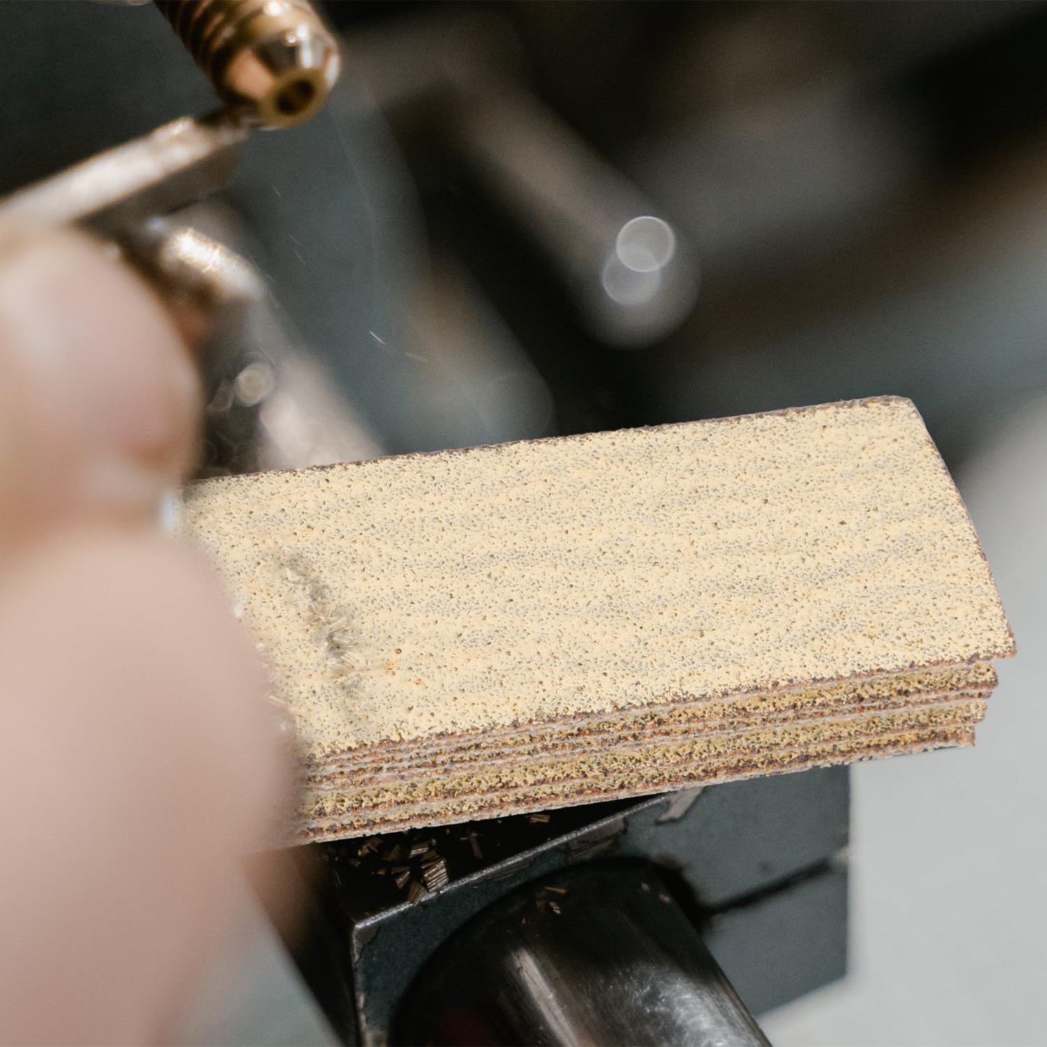 Luckious Micro Sander Kit with 50Pcs Sand Paper - Wet Dry Detail Sandpaper, Ideal for Crafts Wood Finishing, Metal Polishing - Image 3