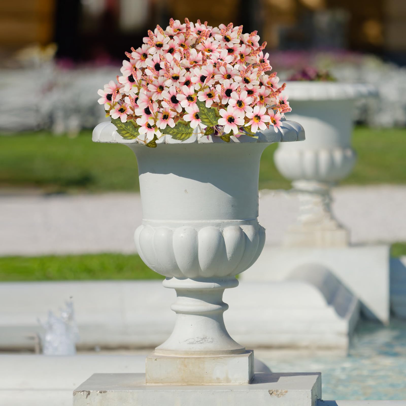 astylishome Bouquet of Flowers Artificial Plastic Plants Artificial Flower Gerbera Daisy Bouquet Wedding Shrysanthemum Jumping Orchid 3404 - Image 4