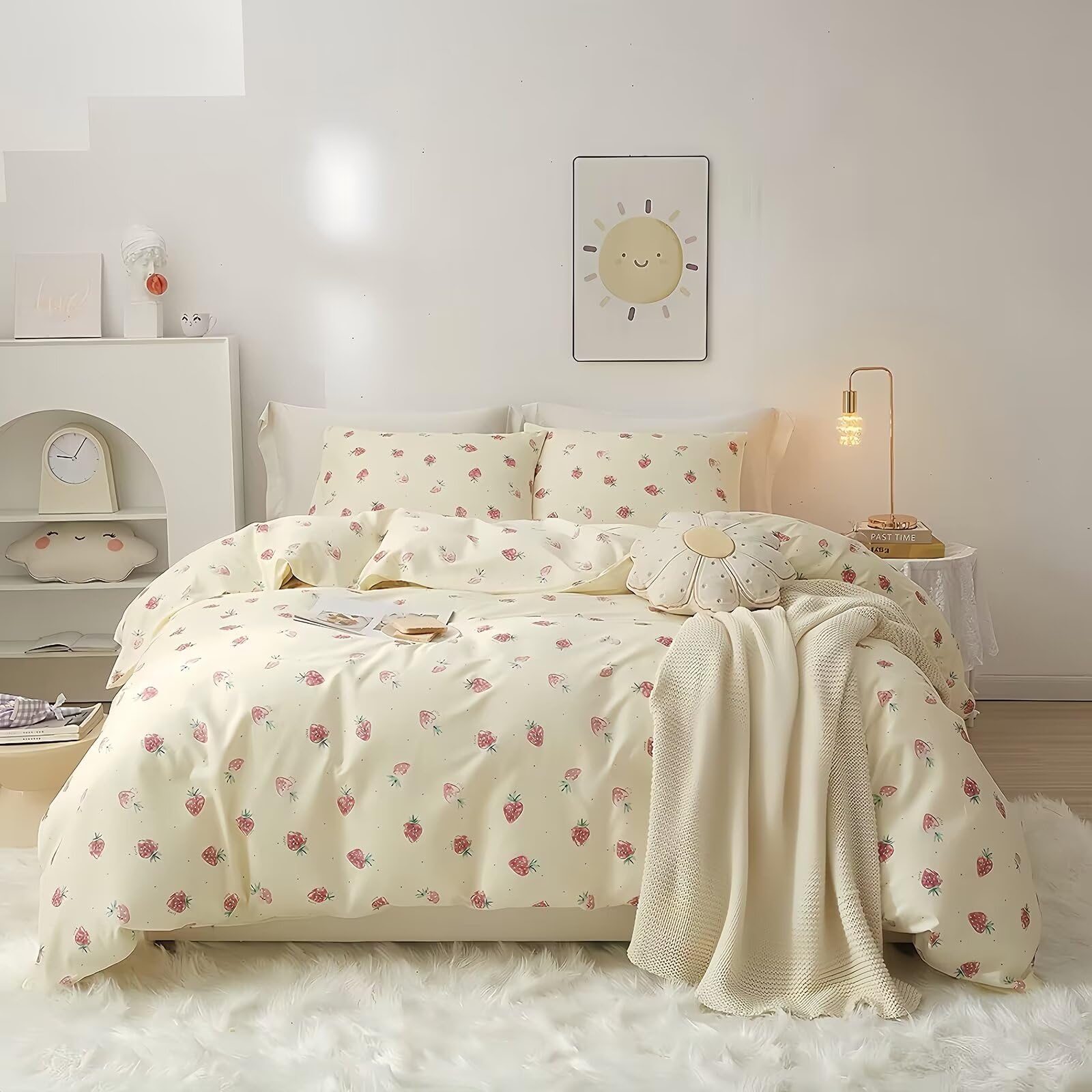 Tabeskly Kids Girls Bedding Set Double - Image 2
