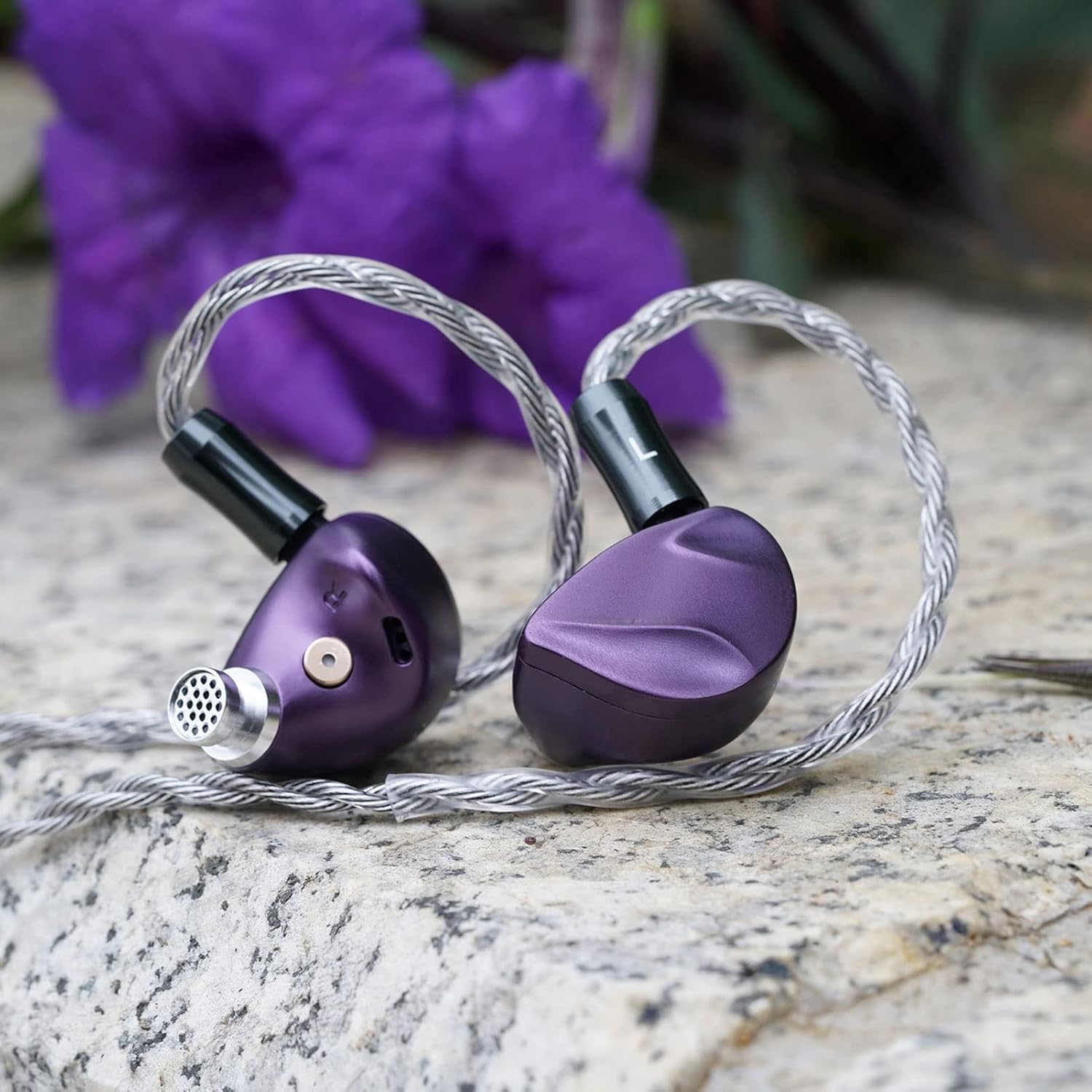 Pomya in Ear Monitor Headphones, HiFi Wired Earbuds, 13mm Dual Cavity Dynamic Driver IEM Earphones with Detachable Cable, Bass, Normal & Treble Modes for Singer Musicians Drummers DJ