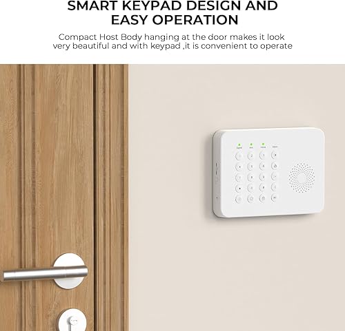 Miniatura 2 de PGST Sistema de alarma inteligente para el hogar, sistemas de seguridad inalámbrica para el hogar, 20 piezas de alarma de puerta expandiblesensores