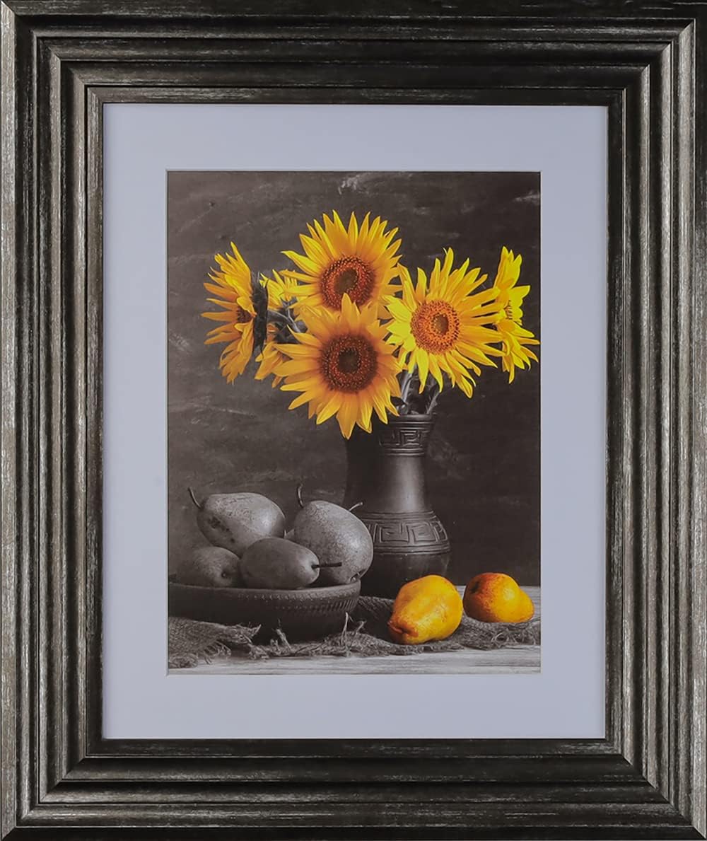 Picture Frames 12x18 Frames 3-1/4" 12x18 Poster Frame,12 x 18 Grey Picture Frame for Wall Mounting, Large Frame Ornate 18x 12 Canvas Oil Painting Frames Gothic Vintage Antique Luxury 1181 .Baroque Wood Alternative-Polystyrene for Photo,Diploma,Puzzle,TV