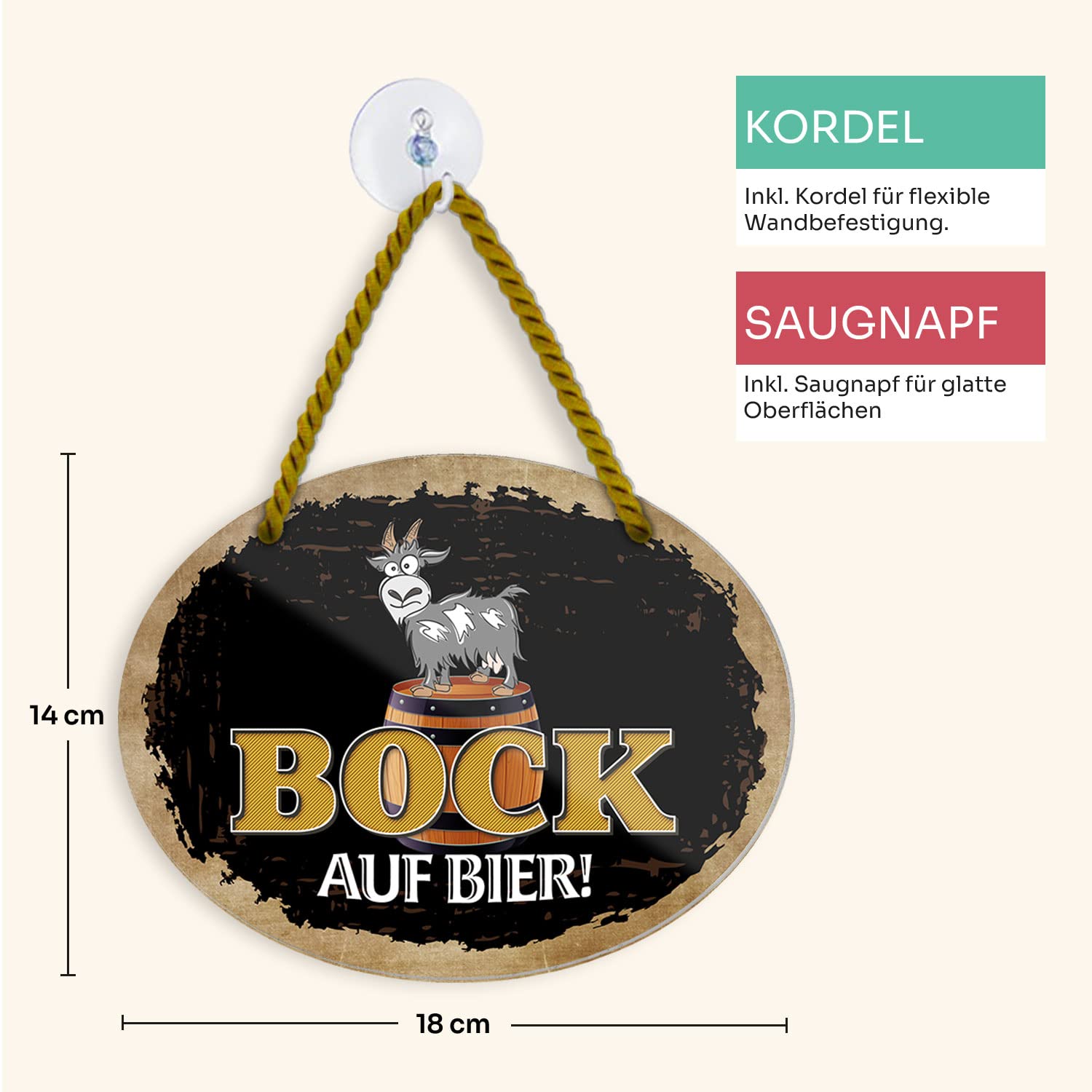 Cartel De Chapa, 30 X 20 Cm, Con Texto En Alemán "My Lieblingsstier Zapfhahn