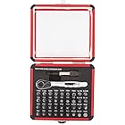 Sunex 9726 Mini Ratchet and Bit Set, 1/8-Inch - 1/4-Inch S2 Bits, 5/64-Inch - 1/4-Inch hex bits, 38-Piece Silver