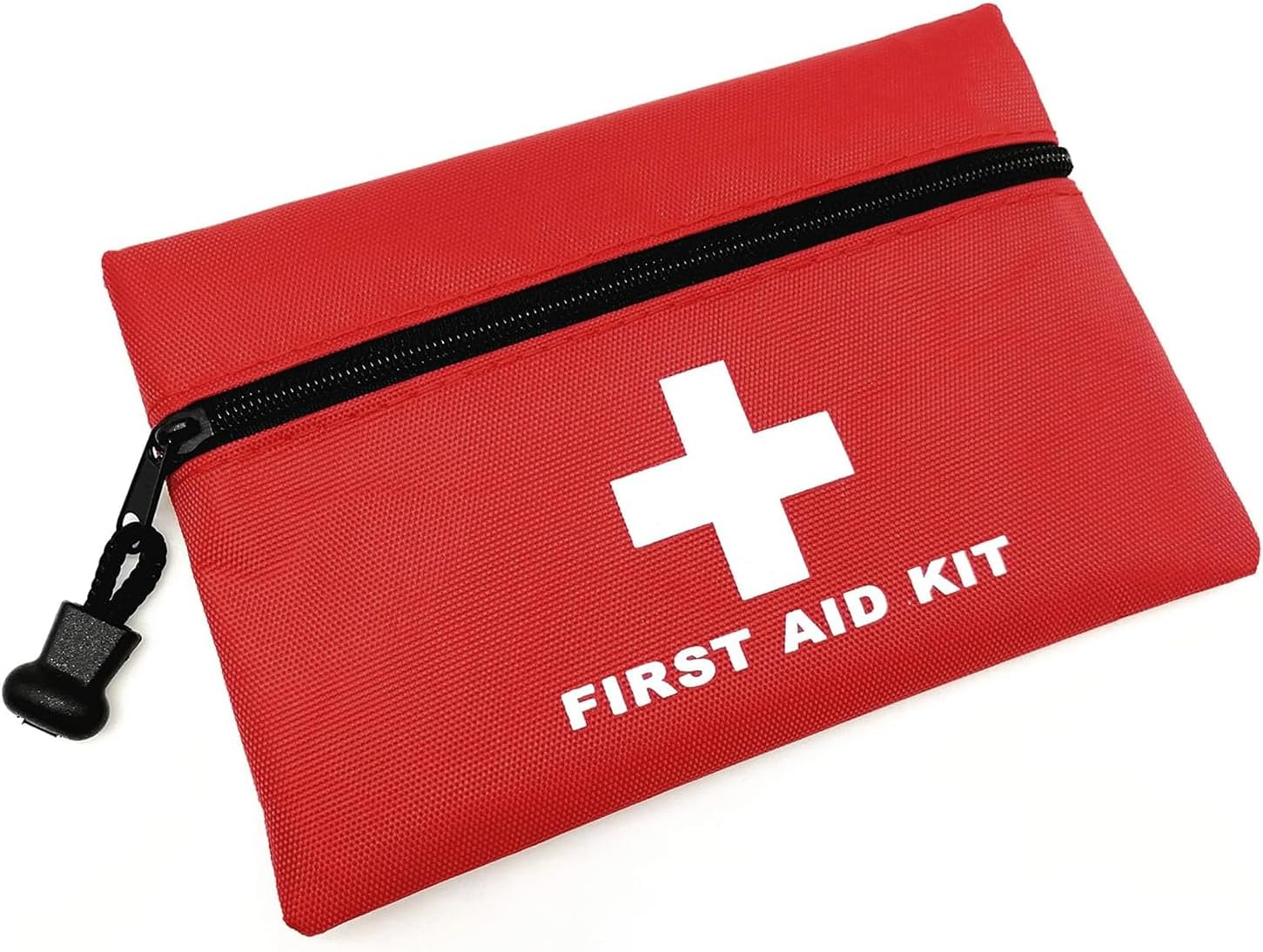 Mini First Aid Kit Empty, Compact First Aid Bag Pouch for Emergency Travel, Home, Office, Car, Outdoor Camping, Hiking, Backpacking, Boating, Cycling (Bag Only)