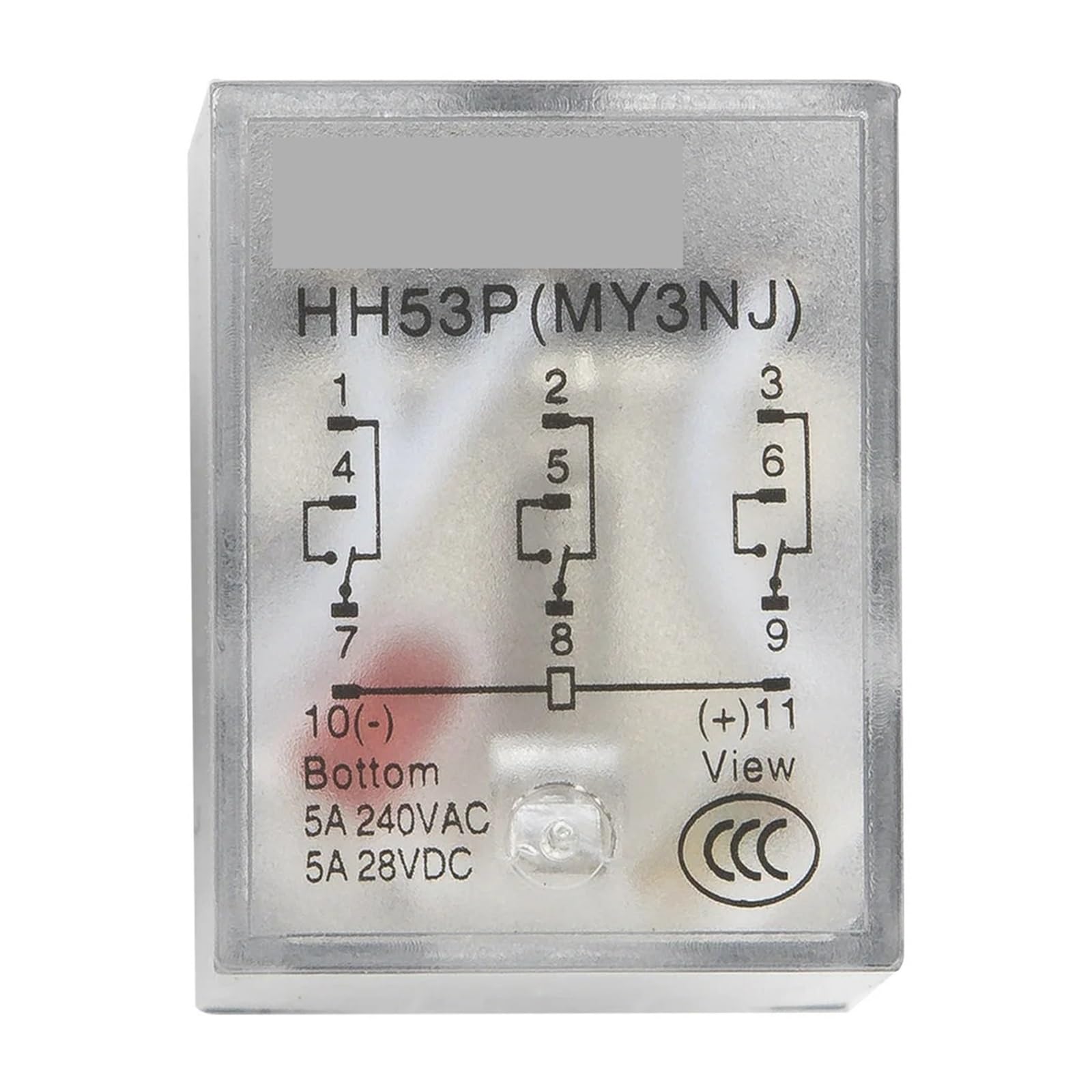 OSHZIKJII 10pcs relay 220V 110V DC 24V 12V(220VAC)