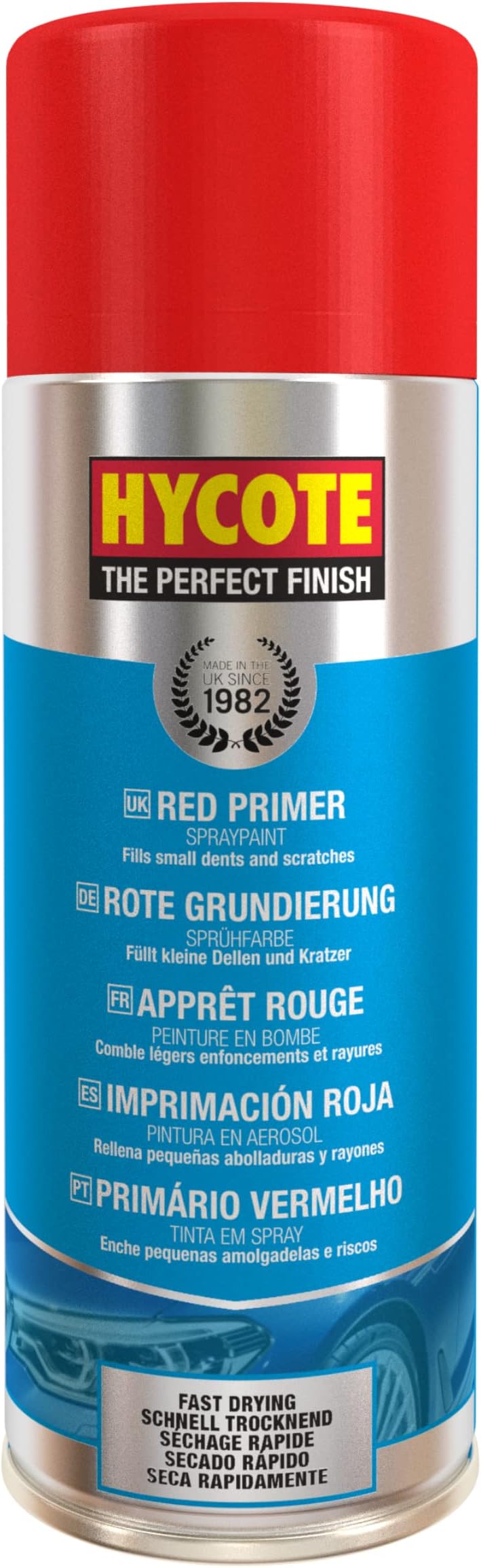 Fast Drying Aerosol Car Spray Paint, Red Primer, 400 ml