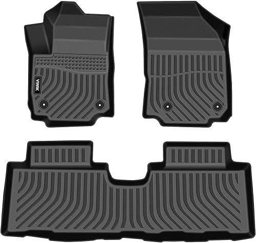 VIWIK Alfombrillas de suelo aptas para Chevrolet EquinoxGMC Terrain 2018-2024, tapetes de goma TPE para todo tipo de clima, revestimientos