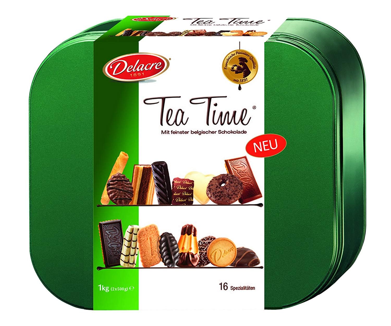Delacre Czas na herbatę 1 kg - (Cena jednostkowa) - Wysyłanie szybko i schludnie - Delacre tea time 1 kg