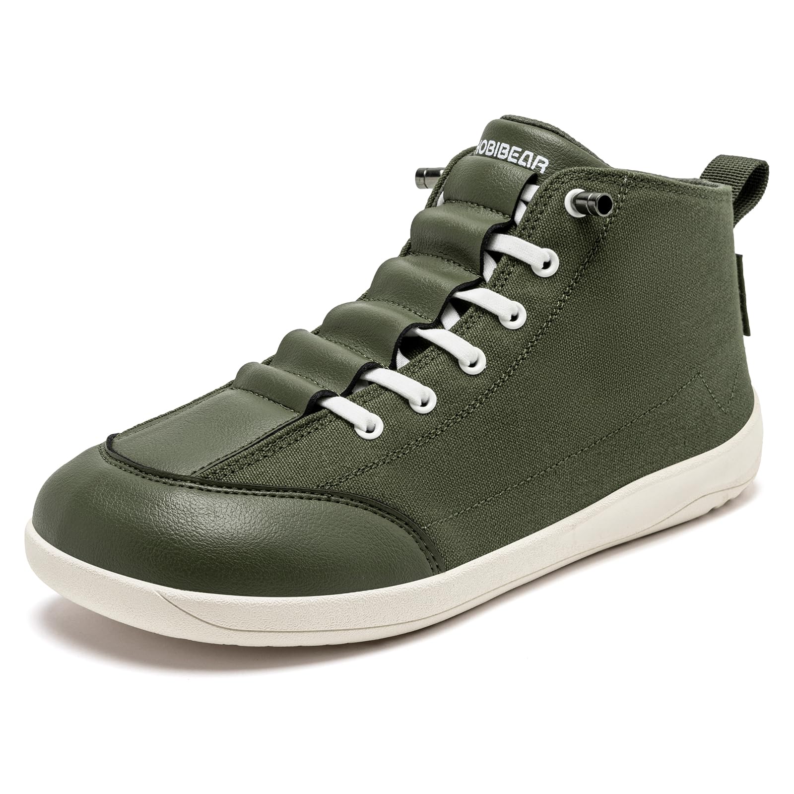 HOBIBEAR Unisex Barfußschuhe | Weite Zehenbox | Bequeme Netz Trailrunning Schuhe