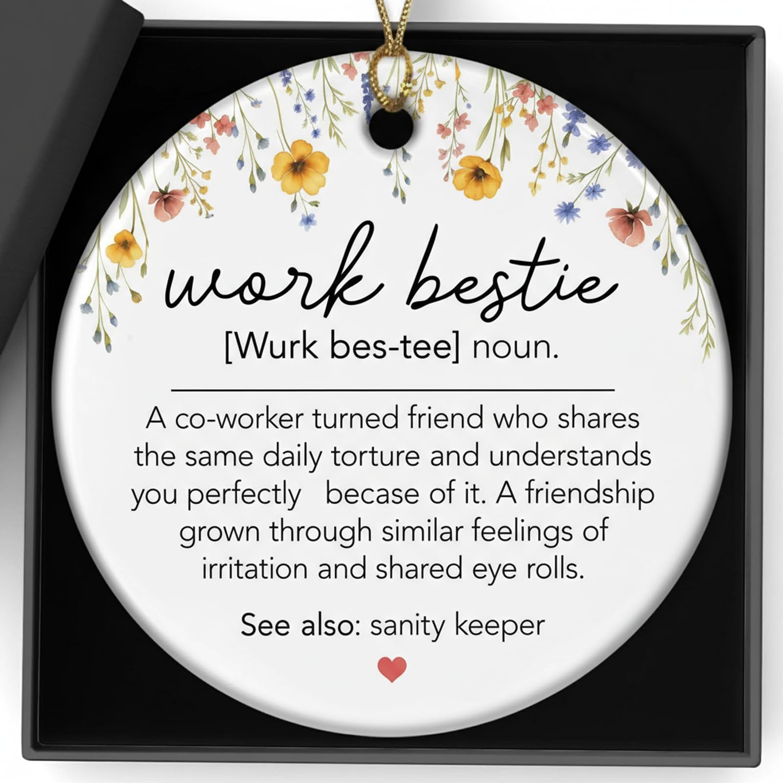 Friend Gifts For Colleagues Work Friend Work Bestie Leaving Gifts For Colleagues Women Chance Made Us Office Wall Art Floral Circle Design Coworker Turned Appreciation Farewell Retirement