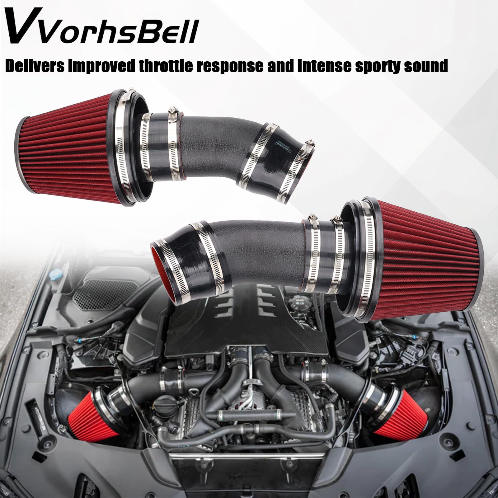 Kaltlufteinlass kompatibel mit BMW F90 M5 M8 Competition G30 M550i M850i Performance Upgrade