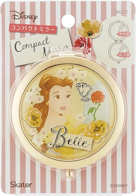 Amazon Co Jp スケーター コンパクト ミラー 折りたたみ式 鏡 美女と野獣 ディズニー Mlc1 ホーム キッチン