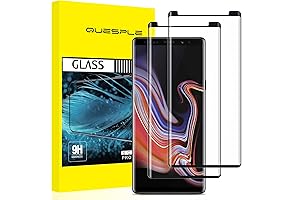 2-Pack Samsung Galaxy Note 9 Screen Protector - 3D Curved, Shatterproof Tempered Glass