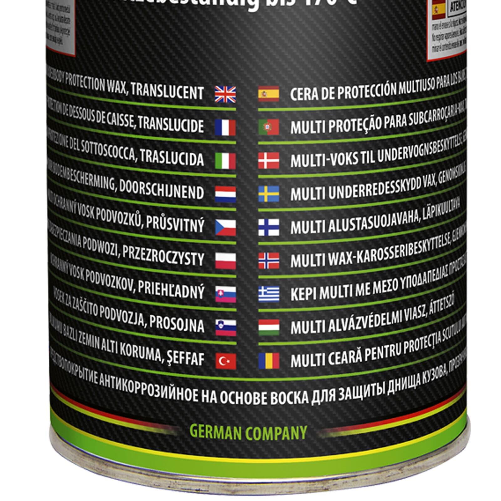 BandelOne enthält 6x 1L PETEC Multi Ubs Wax Transparent Transculent Saugdose Unterbodenschutz
