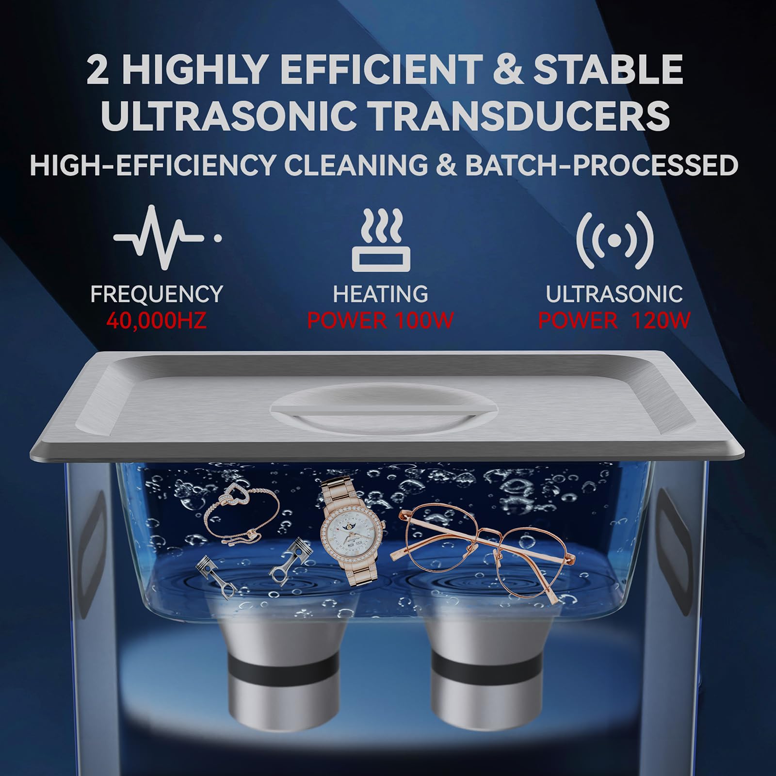 Amazon.com: VUA 3L Ultrasonic Cleaner with Digital Timer & Heater