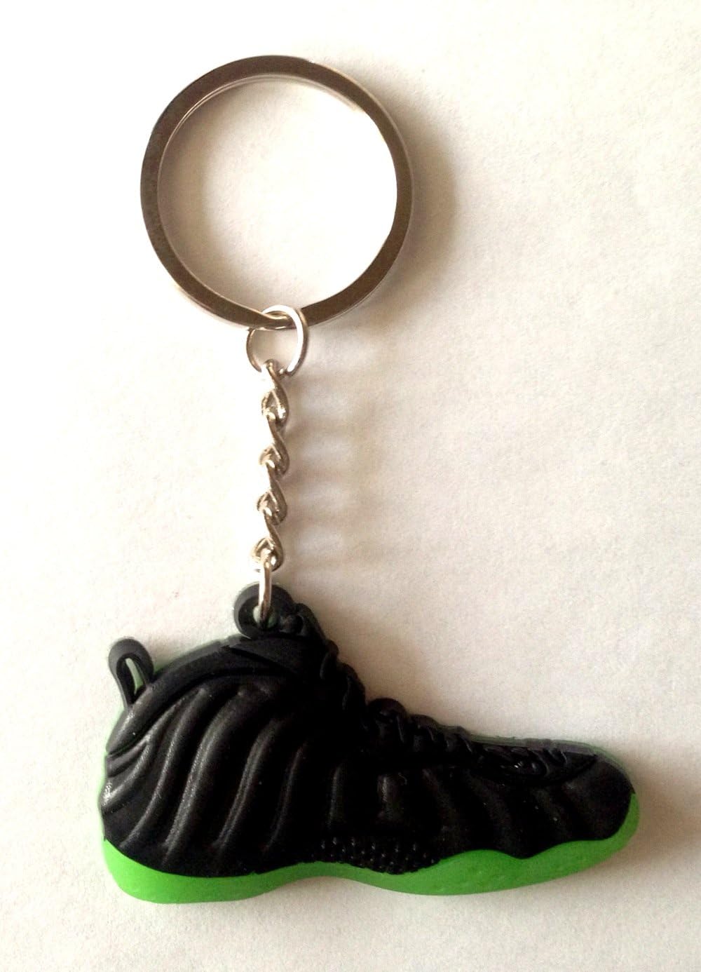 Foamposite One Pro Neo Lime Green Penny Hardaway Sneakers Shoes Keychain Keyring AJ 23 Retro Air Jordan