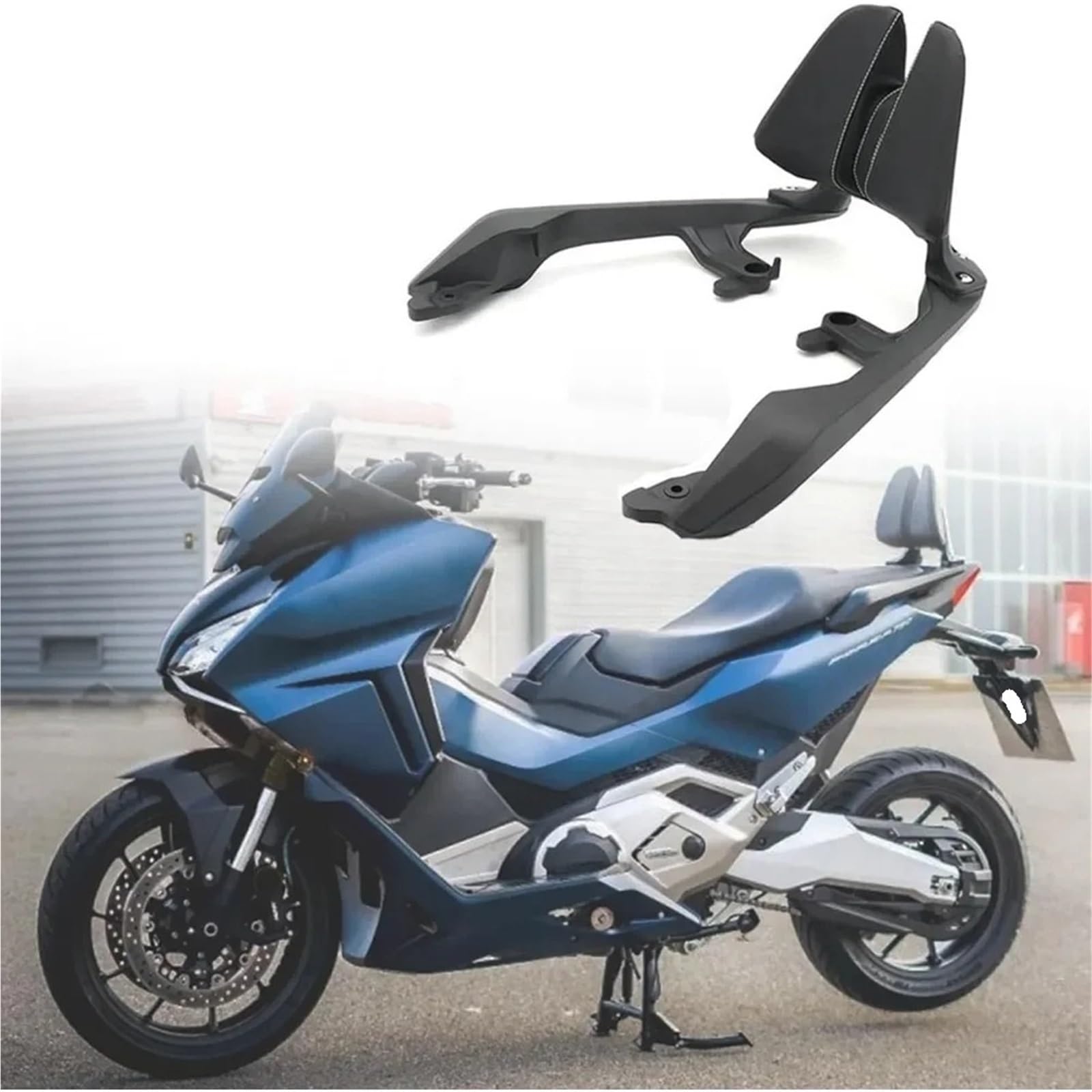 Sissy Bar Amovible Coussinet de Dossier Coussin de Dossier de siège Passager pour Moto Honda Forza 750 XADV 750 X-ADV 750 NC750 2021-2024