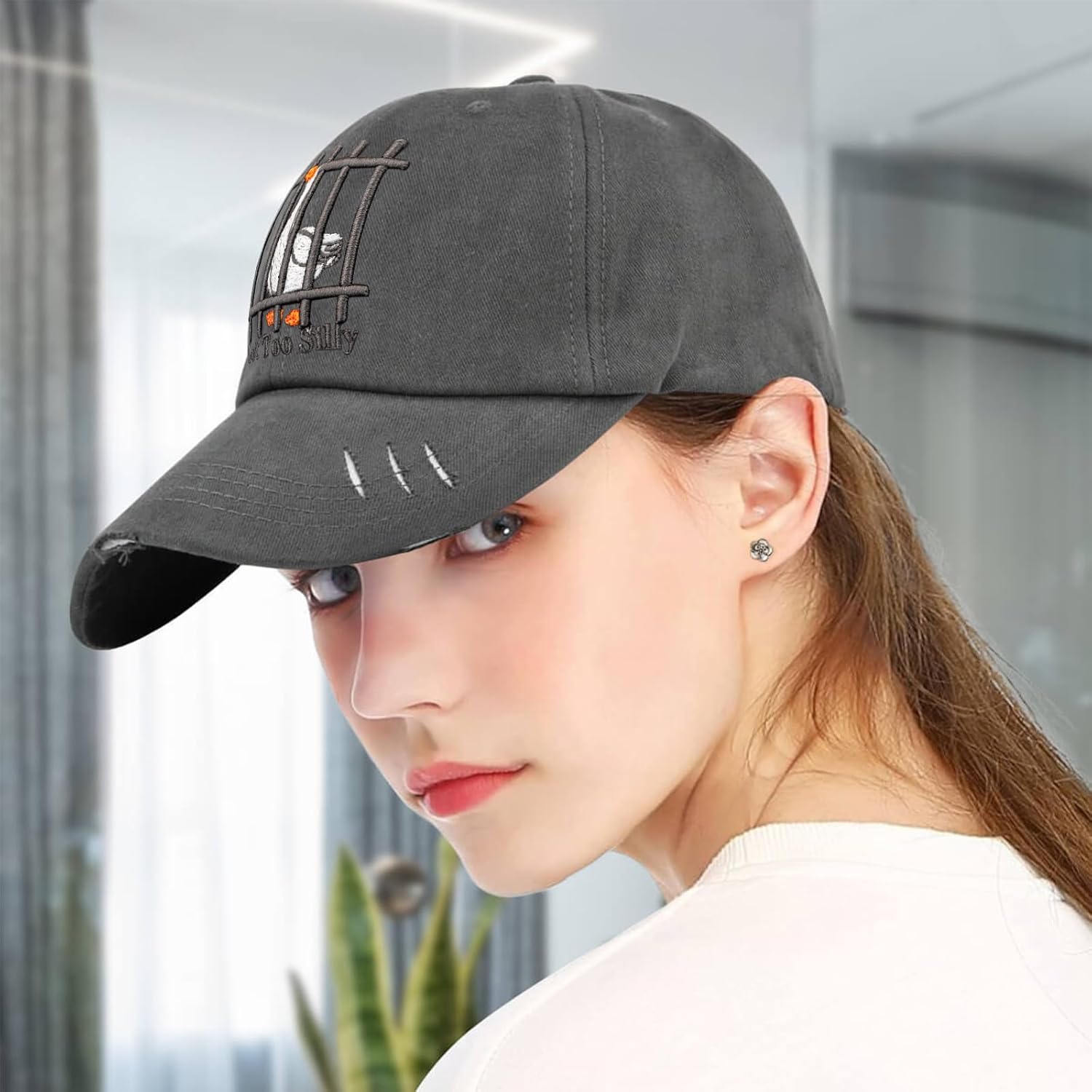 Embroidered Baseball Cap Golf Dad Hat Adjustable Original Classic Low Profile Cotton Cap Red Santa Hat Men Women - Image 4