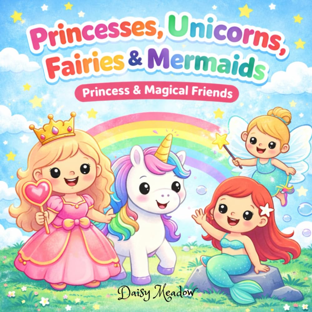 Princesses, Unicorns, Fairies & Mermaids: Princess & Magical Friends
