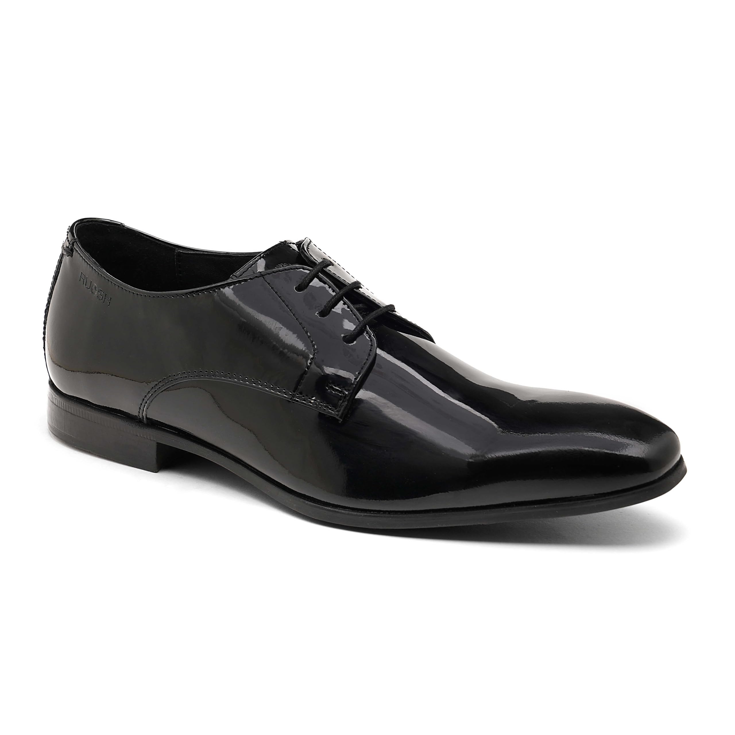 Ruosh The King Men Black Glossy Patent Derby (B0CF5LL3P8) Amazon Price History, Amazon Price Tracker