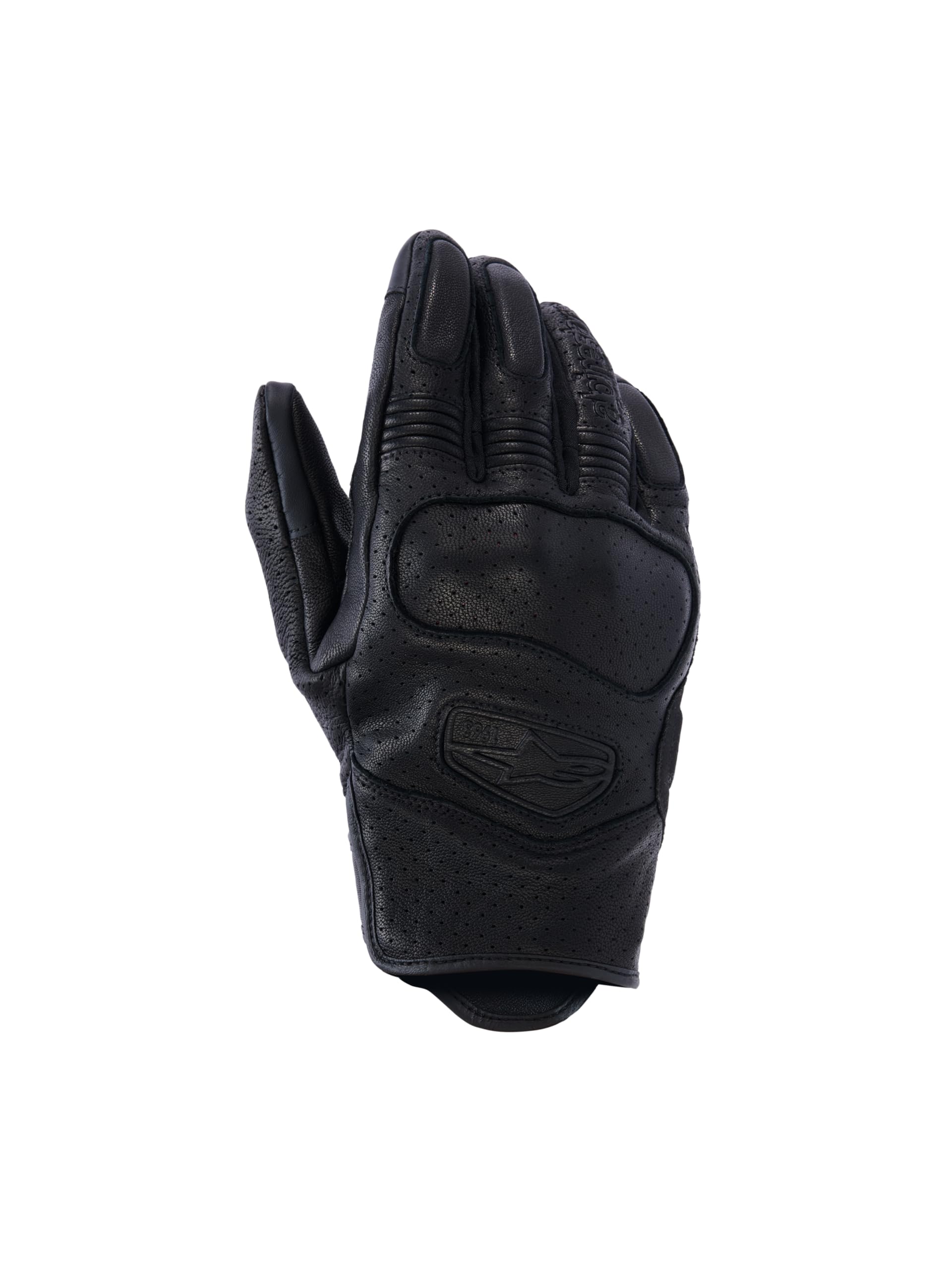 Alpinestars Mustang V3 Motorradhandschuhe, schwarz, S