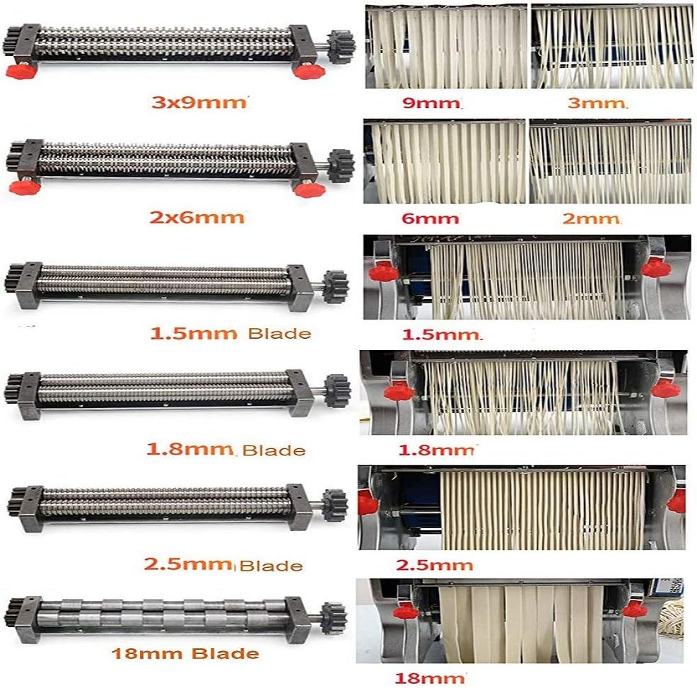 Hengwei Noodle Knife Length 180cm，Noodle Width 22CM,Noodle Width 1.8mm For 750W 110V Automatic Electric Pasta Machine Maker Press Noodles Machine Producing