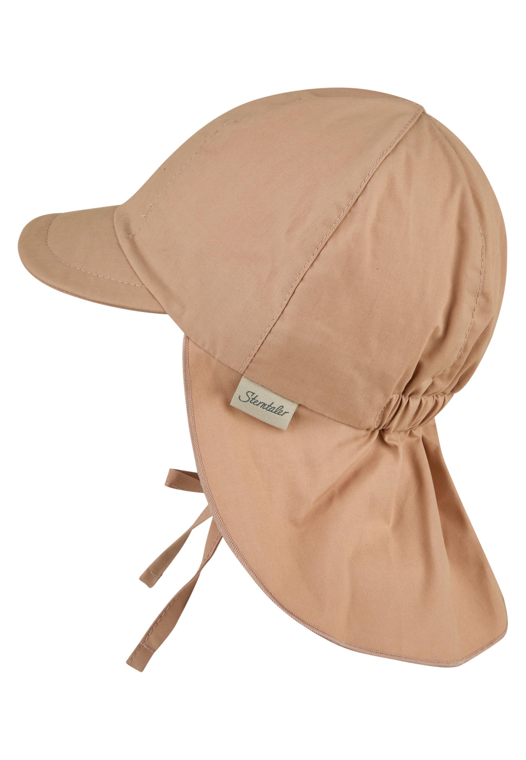 Sterntaler Schirmmütze Nackens. Proste, przeciwsłoneczne, brązowe, 43 unisex dziecko