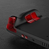 Vista 6 de eXtremeRate Juego completo de botones de repuesto de color rojo transparente para cubierta de vapor, parachoques ABXY D-pad personalizado