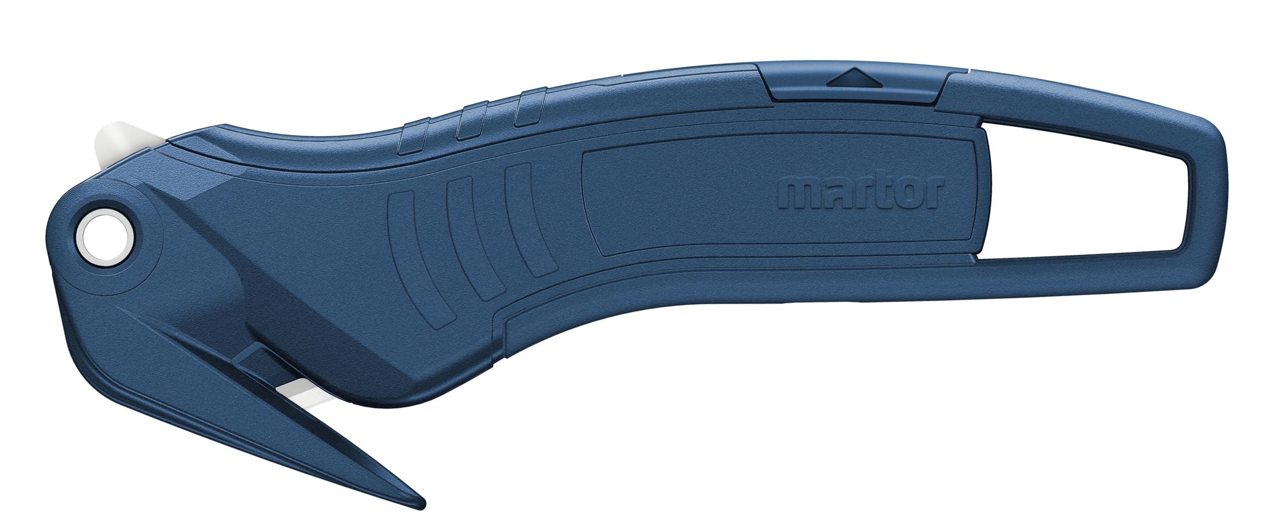 MARTOR Cuchillo de seguridad, Hoja oculta, SECUMAX 320 MDP, Cúter profesional, ligero, plástico, Para diestros y zurdos