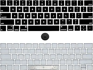 NUOLAISUN Keyboard Keycaps Keys Cap US Set Replacement for MacBook Pro A1706 A1707 2016 2017 Year 13" 15" Full Keycap with Removal Tool