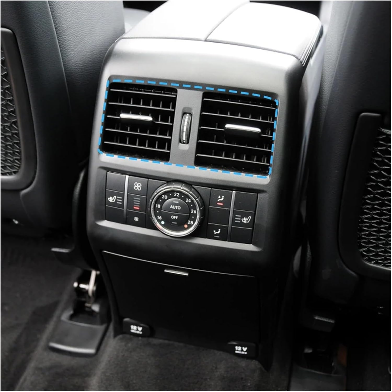 Rear Center Console Air Conditioning AC Vent Compatible for Benz M GL GLE GLS W166 W292 ML300 ML350 ML400 GL350 GL400 1668300554