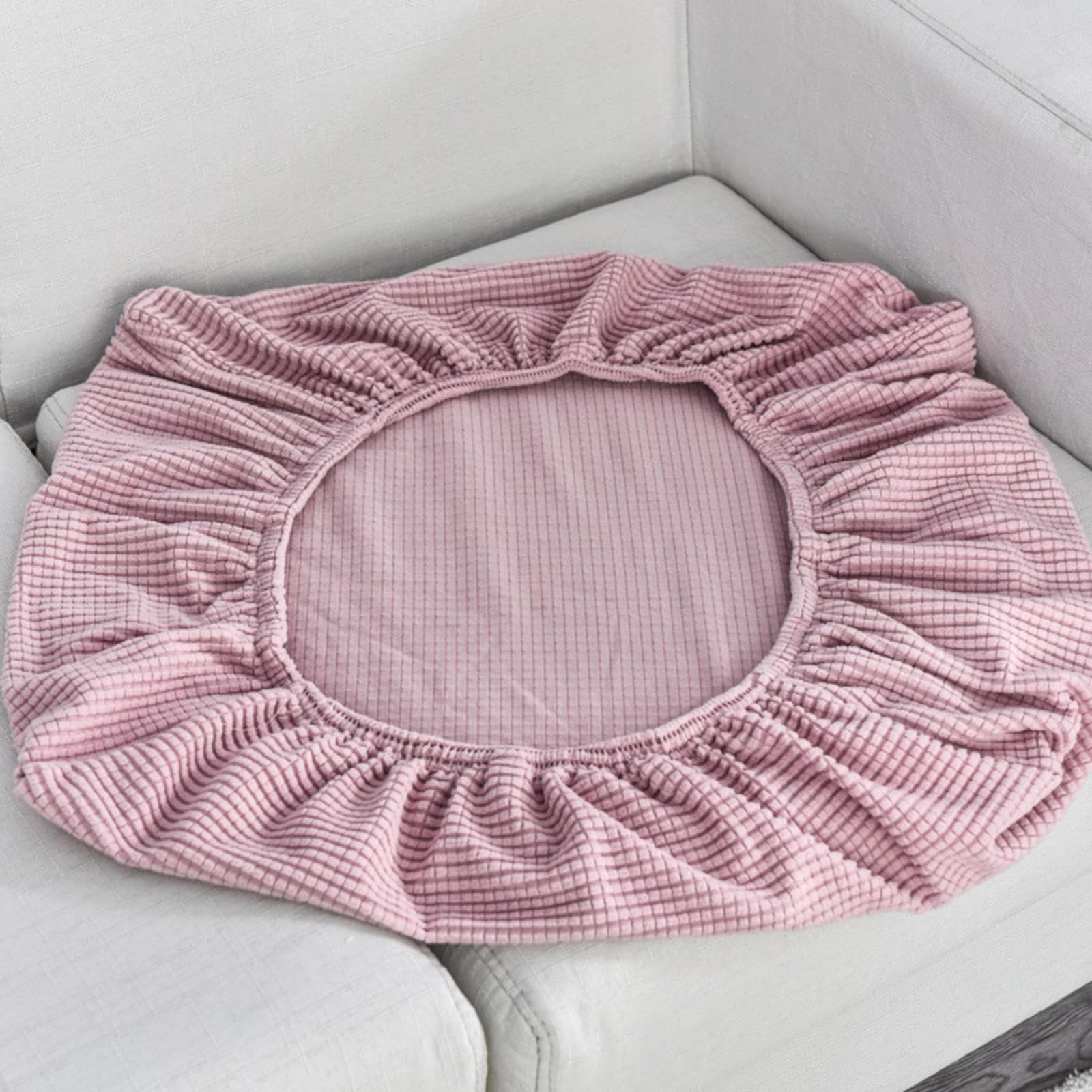 Ljqaizyl Pink Sofa Cushion Covers Replacement,Stretch Sofa Seat Cover,1 2 3 4 Seater Highly Elastic Sofa Slipcovers For Living Room,L Shaped Corner Couch Seat Cover For Individual Cushion,-2Seat(100-125Cm)