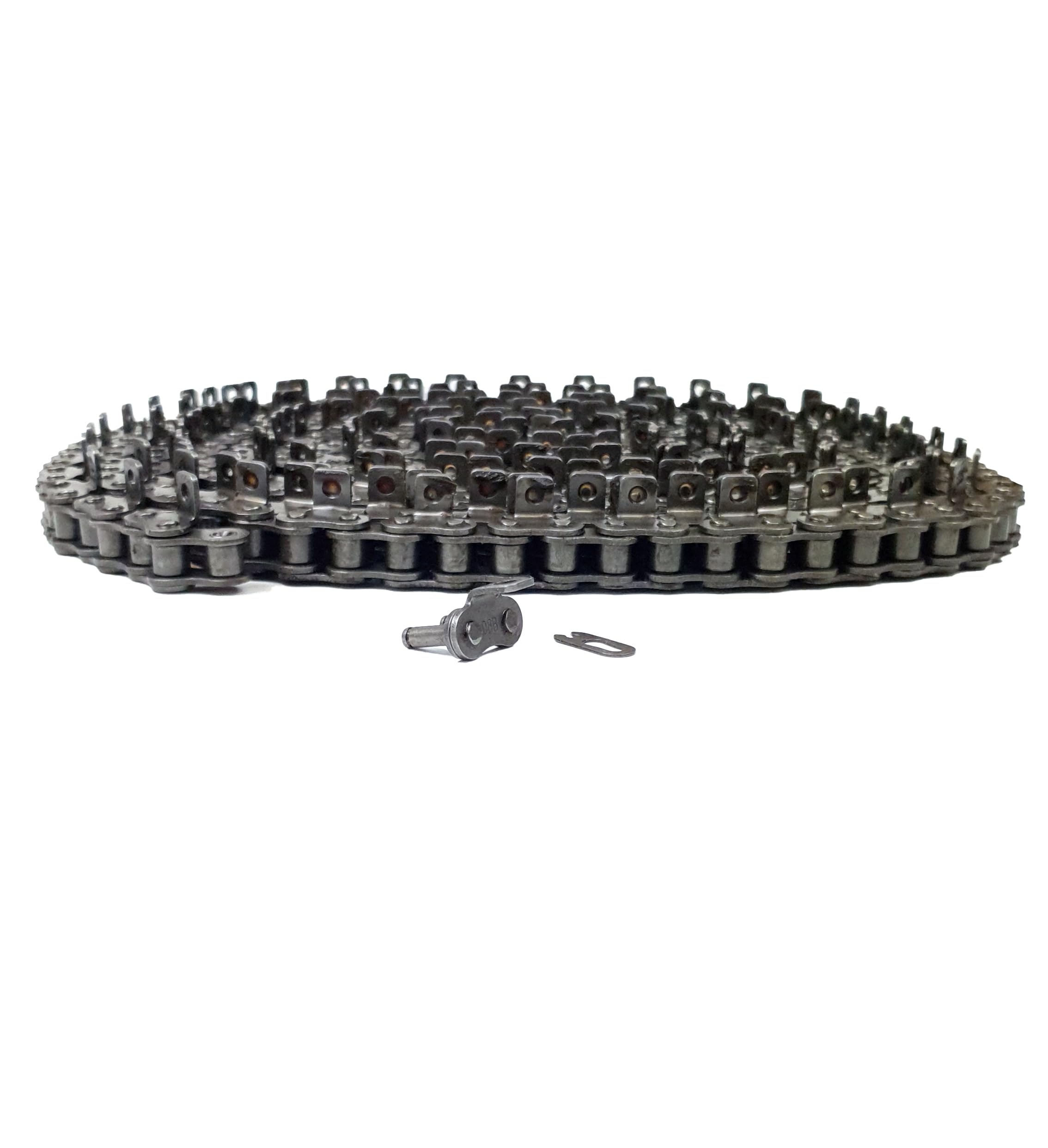 Cadena de 16B-1 (1 pulgada) con conector A1, cadena de transporte, para transportadores, industrial, maquinaria industrial
