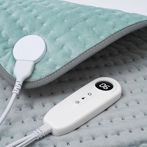 Miniatura 8 de Almohadilla térmica XXL para aliviar el dolor de espalda, almohadillas térmicas extra grandes de 20 x 24 pulgadas, almohadilla térmica eléctrica