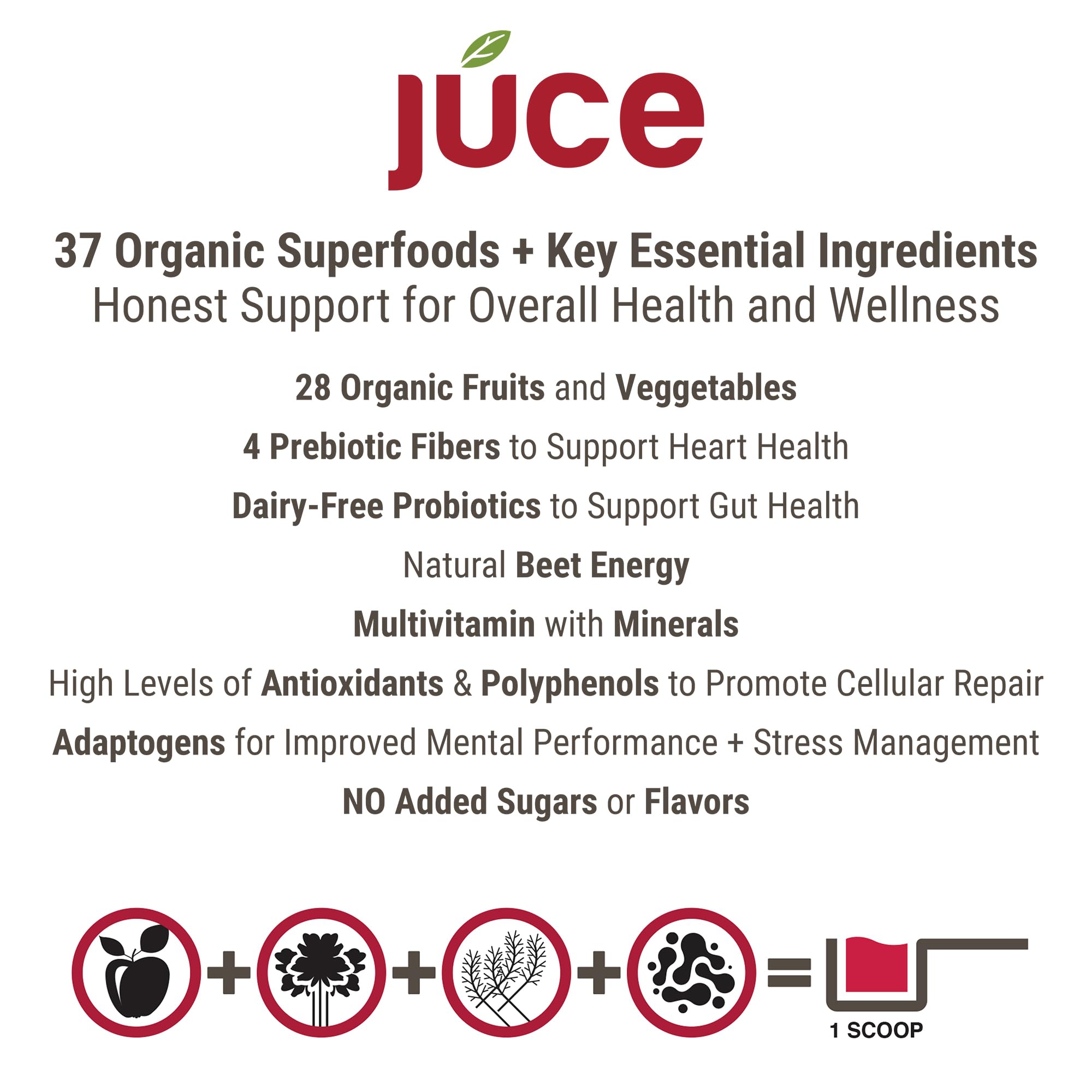 Terra Kai Organics Juce Raw Reds, 37 Superfoods with Beet Root, 30 Servings — Amazon image 4