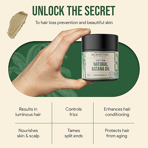 Miniatura 3 de Batana Oil - Dr. Sebi Approved Raw Batana Oil for Hair Growth - 3.4 oz