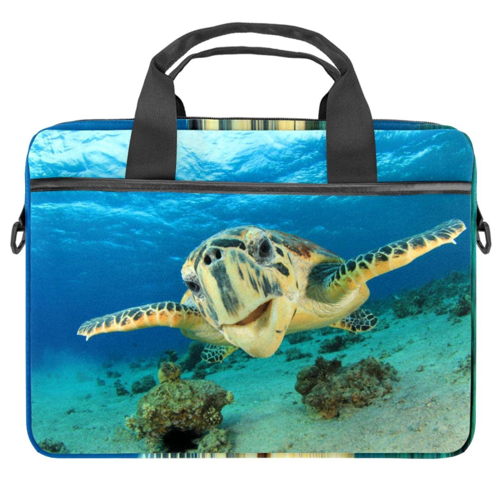 Sac bandoulière ordinateur 13 à 14.5 pouces motif nébuleuse multicolore - 7