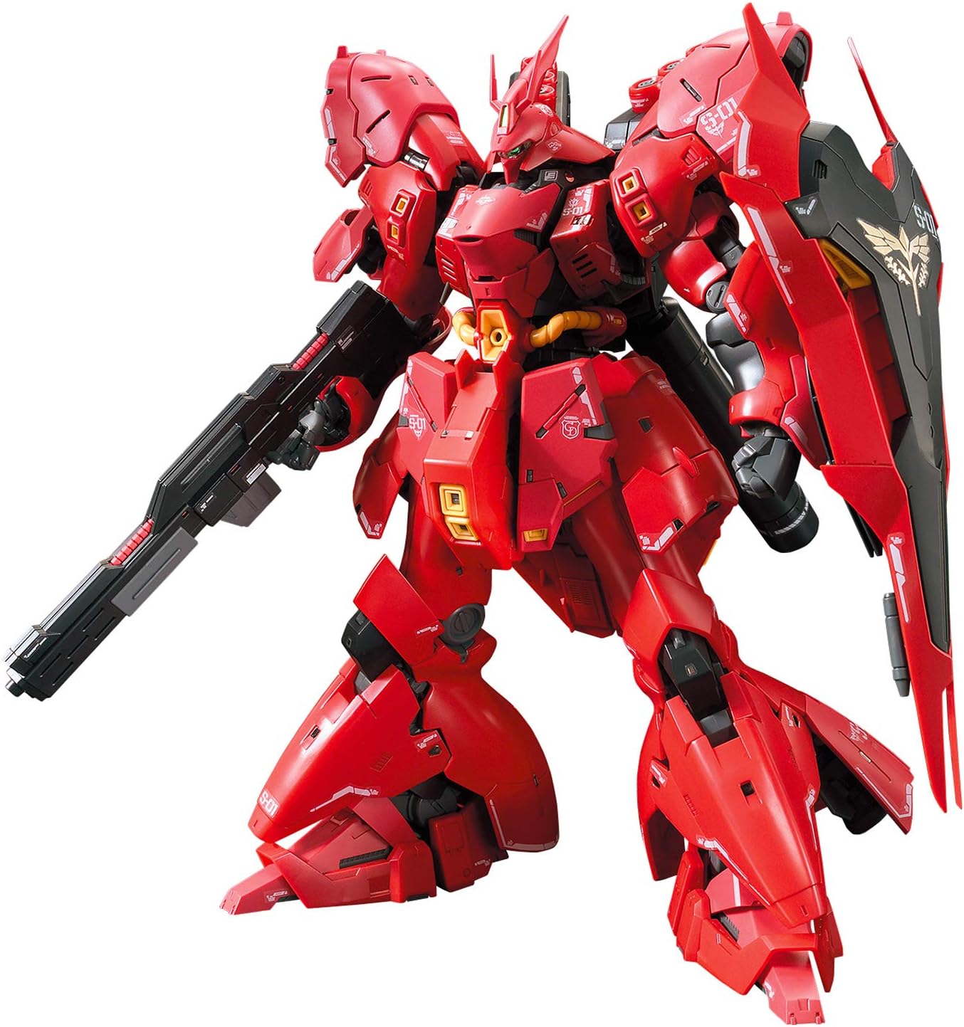 Bandai Spirits Hobby RG 1/144 #29 Sazabi "Char's Counterattack" , Red, 0.5 Liters