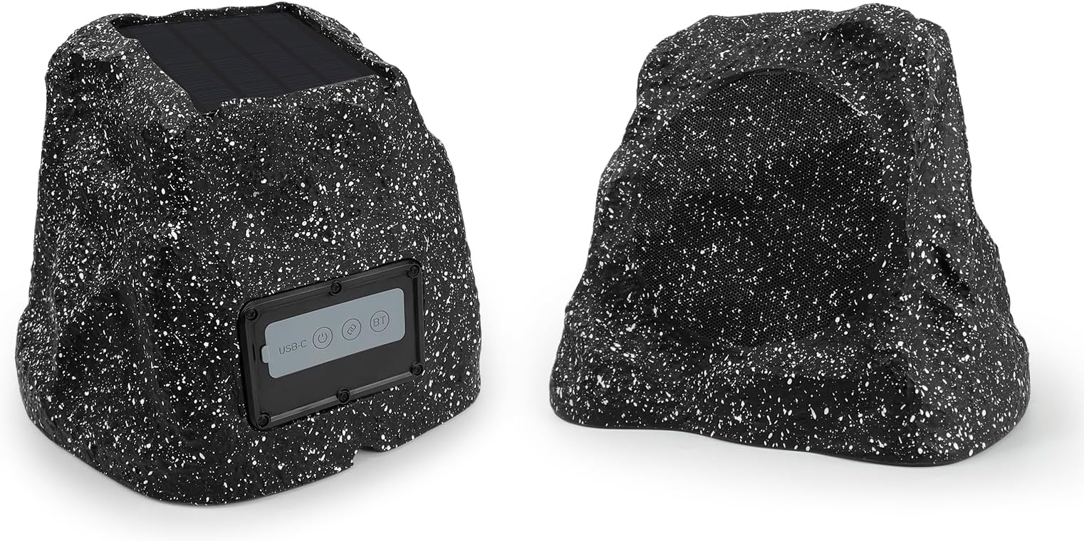 ILive Indoor Outdoor IPX6 Waterproof Bluetooth Wireless Speakers With Removable Stakes In Black (Set Of 2) ISBW240BDL - The Home Depot