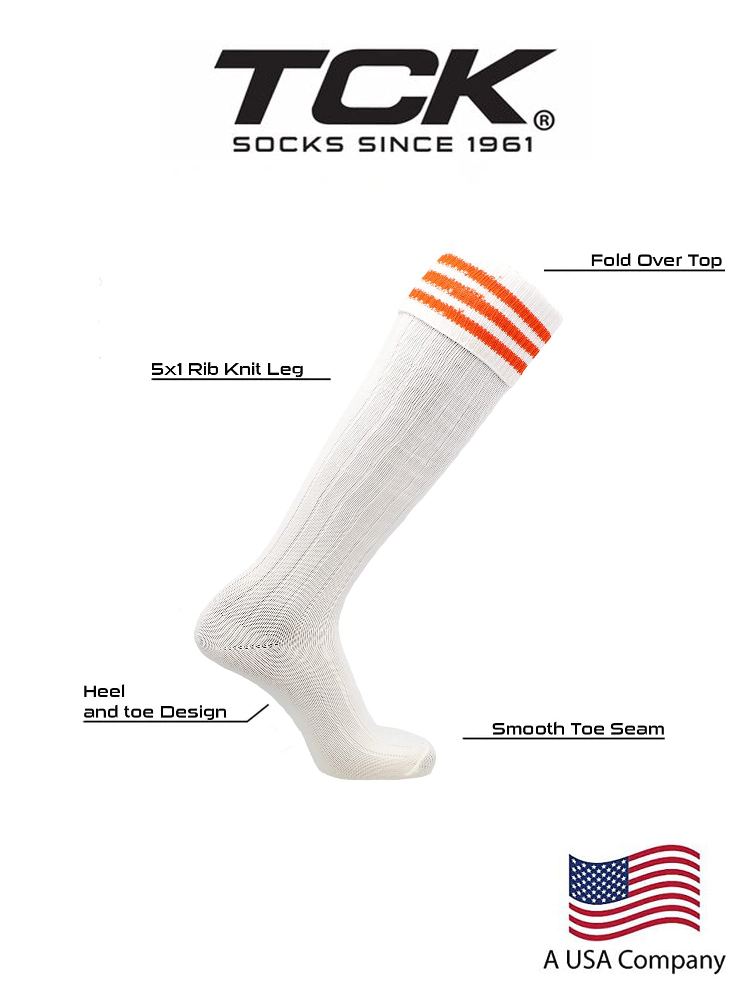 Fußballsocken im Euro-Stil mit 3 Streifen und herunterklappbarem Oberteil